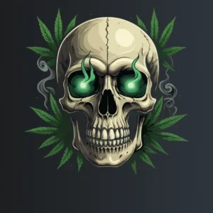 Cannabis skull