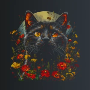 Floral Cat