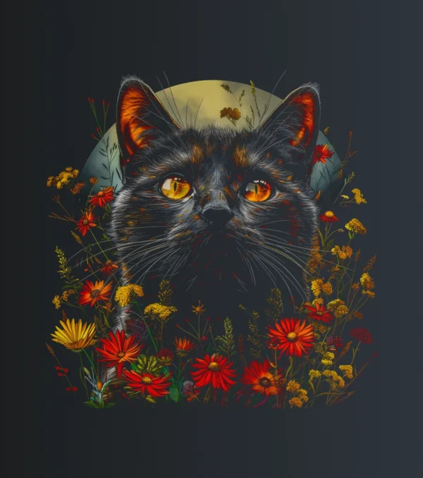Floral Cat