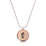 angel of love medaljon rozo zlato luxury