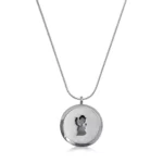 angel of love srebrni luxury medaljon